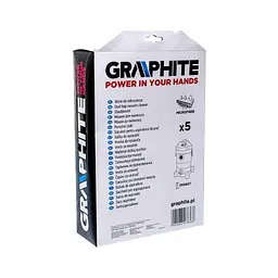 Мішок для пилососу Graphite мешки для полесоса 59G607, 5 шт (59G607-145) - мініатюра 5