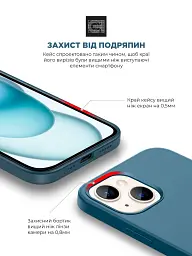 Чохол ArmorStandart ICON2 Case для Apple iPhone 15 Plus Storm Blue - мініатюра 5