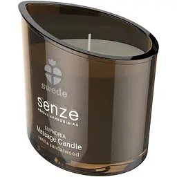 Свічка для масажу Senze Euphoria Massage Candle ваніль/сандал, 50 мл - мініатюра 2