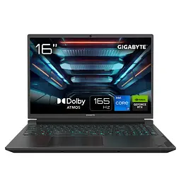 Ноутбук Gigabyte G6X 16.0 FHD+ 165Hz, Intel i7-13650HX, 16GB, F1TB, NVD4060-8, W11, чорний (G6X_9KG-43UA854SH)