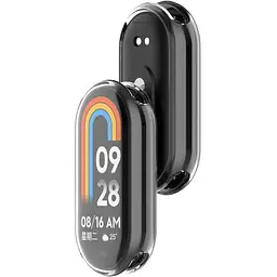 Чохол-накладка DK для Xiaomi Mi Smart Band 9 Silicone Face Case (clear) - мініатюра 2