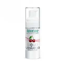 Лубрикант Amoreane Med Liquid Vibrator Cherry - з ефектом вібрації, 30 мл