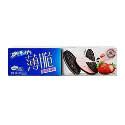 Печиво Oreo Thins Sour Stramberry «Полуниця» тонке 97 г