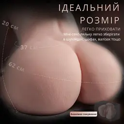 Мастурбатор I’MCUM Real Body 3D Dual Channel 2 в 1 Тілесний (IM-DM210) - мініатюра 2