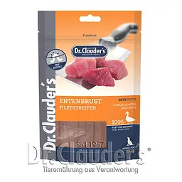 Ласощі для собак Dr.Clauder‘s Duck Breast Filet Strips з качкою