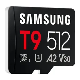 Карта пам'яті Samsung 512GB microSDXC class 10 UHS-I U3 V30 A2 T9 (MB-MH512T/WW) - мініатюра 3