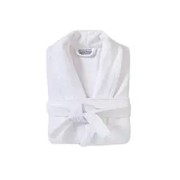 Халат махровий unisex Lotus Home - Basic Line white L