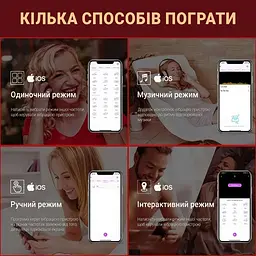 Вакуумний міні-вібратор для клітора з вібрацією (9+9 режимів) для iOS без пульта дистанційного керування - мініатюра 8