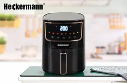 Аерогриль аерофритюрниця Heckermann 1800 Вт 4.7 л - мініатюра 7
