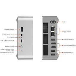 Неттоп Beelink EQi13 Pro 32/500GB [151370] - мініатюра 3