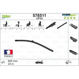 Щітка склоочисника Valeo 578511 - мініатюра 5