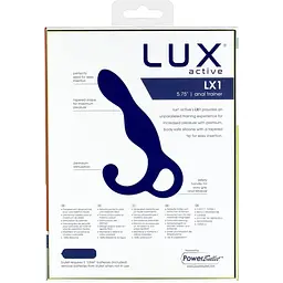 Масажер простати Lux Active LX1 Anal Trainer 5.75" Dark Blue віброкуля в комплекті - мініатюра 5