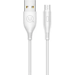 Кабель Usams U18 Round USB-A to Micro-USB 2A 1m White [138959]