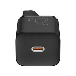 Мережевий зарядний пристрій Baseus Super Si Quick Charger 1C 25W EU чорний CCSP020101 - мініатюра 5