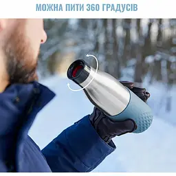 Термопляшка Tefal Bludrop soft touch 500 мл блакитна (N3110710) - мініатюра 9