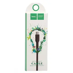 USB Cable Hoco U31 Benay Type-C Black 1m - мініатюра 2