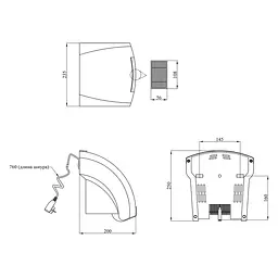 Сушарка для рук Kroner KRM UlM - ACP0920 2000W (CV022835) - мініатюра 6