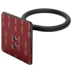 Склянка для зубних щіток Rea 322189A black REA-77070, Чорний матовий - мініатюра 4