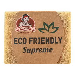 Губки для миття посуду Помічниця Supreme Eco Friendly Сизаль жовті 2 шт. - мініатюра 2