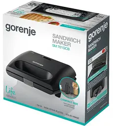 Бутербродниця GORENJE SM701GCB - мініатюра 4