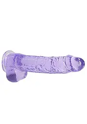 Фалоімітатор - Realrock Dildo 9" Purple - мініатюра 3