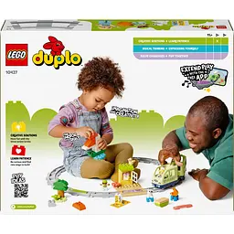 Конструктор LEGO DUPLO Інтерактивний пригодницький потяг 57 деталей (10427) - мініатюра 2