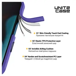 Чохол до мобільного телефона Armorstandart UNIT2 Apple iPhone 14 Lavander (ARM69942) - мініатюра 3