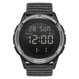 Годинник чоловічий водостійкий тактичний North Edge Terrax Black
