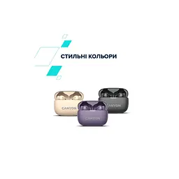 Навушники Canyon TWS-10 OnGo ANC ENC Graphite (CNS-TWS10B) - мініатюра 9
