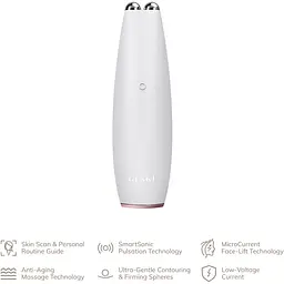 Мікрострумова ручка для підтяжки обиччя GESKE MicroCurrent Face-Lift Pen 6 в 1 пудрова - мініатюра 4