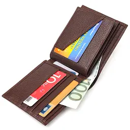 Чоловічий шкіряний гаманець Canpellini 11,5х9,8х1 см acs0025039 - мініатюра 5