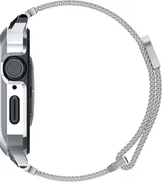 Ремінець Spigen Metal Fit Pro для Apple Watch 42/44/45mm Silver [ACS04584] [85168] - мініатюра 6