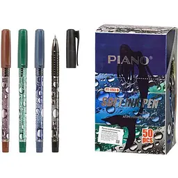 Ручка масляна PIANO синій 0,7мм PT-1153В в асортименті