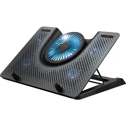 Підставка для ноутбуків Trust GXT 1125 Quno, до 17.3", BLUE LED, чорний - мініатюра 4