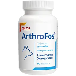 Вітамінно-мінеральна добавка Dolfos ArthroFos для опорно-рухової системи собак 90 таблеток (139-90)