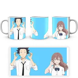 Кухоль GeekLand Silent Voice Форма голосу Нішимія Ішида SV 02.08 330 мл білий - мініатюра 4