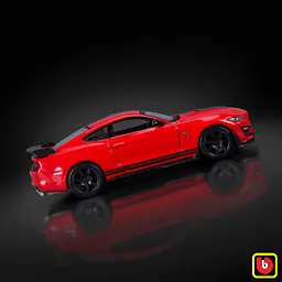 Автомодель Bburago Ford Shelby GT500 1:32 червона (18-43050) - мініатюра 5