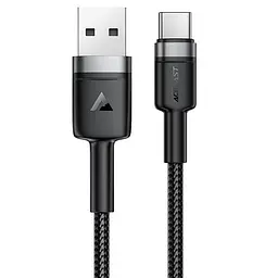 Дата кабель Acefast C22-04 USB to Type-C 60W (1.2m) Black