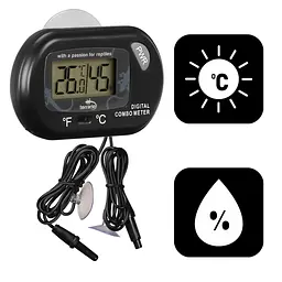 Гігрометр - термометр цифровий Terrario Rotom Digital Thermometer Hygrometer - мініатюра 3