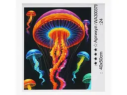 Картина за номерами Медузи, WToys (40х50 см)