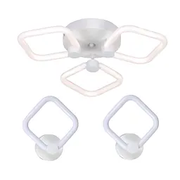 Комплект LED-освітлення G 2589: Пристельова люстра 42W + 2 Світильники 14W