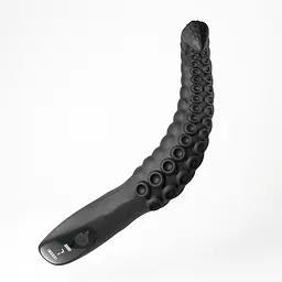Вібратор Yunman Tentacle анально-вагінальний 24 см силіконовий Чорний - мініатюра 2