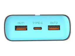 Зовнішній акумулятор (Power Bank) Tracer EnerGen 20000mAh Grey/Blue (TRABAT47517) - мініатюра 6