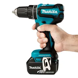 Шурупокрут з ударом акумуляторний Makita DHP485Z (50 Нм, 1.5-13 мм, BL, LXT, без акумуляторів та зарядного пристрою) - мініатюра 3