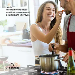 Варильна поверхня газова KLARSTEIN Ignito Chef Edition 5 11100 Вт (10040147) - мініатюра 7