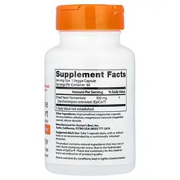 Епікор Doctor's Best Immune Support Postbiotic EpiCor 500 мг 60 капсул - мініатюра 2