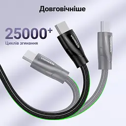 Кабель HDMI UGREEN HD140 2.1 8K 60 Гц 1,5 м чорний (80402) - мініатюра 2