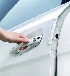 Захисні смужки накладки для автомобіля Baseus Streamlined car door bumper strip CRFZT-02 4 шт. - мініатюра 7