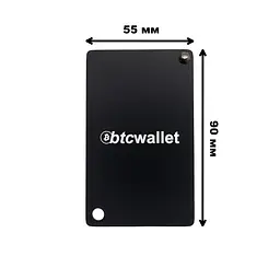 Металеві пластини Btcwallet Black Plate для зберігання сід-фрази, 2 штуки + кріпильний болт - мініатюра 6