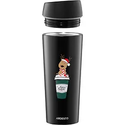 Термокухоль Ardesto Coffee Time Christmas Reindeer 450 мл (AR2645RN) - мініатюра 3